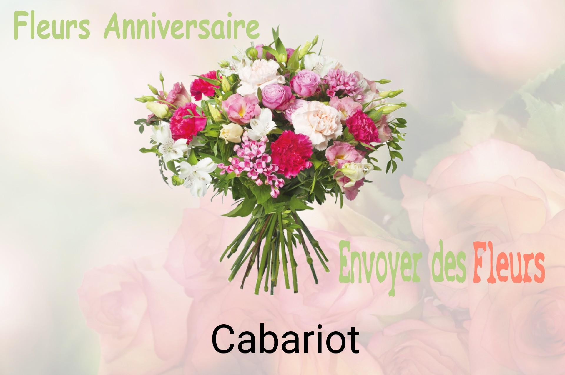 Bouquet de fleurs d’anniversaire livré à Cabariot